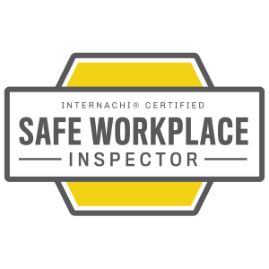 Internachi logo for certified safe workplace inspector