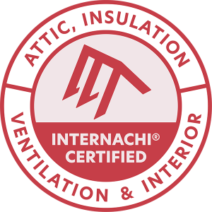 Internachi logo for certified Attic insulation, ventilation, and interior inspector